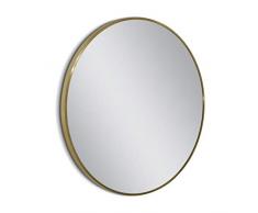 Head West Spectrum Gold Metal Circle Wall Mirror 35 inch Wandspiegel
