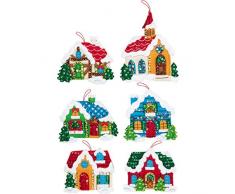 Bucilla Weihnachtsdorf Kit Ornamente Weihnachtsdorf