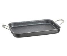 Pensofal 5518 Invictum Professional Rect. Grillpfanne mit 2 Inox Seitengriffen Ø 26 cm, grau