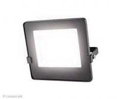 Luceco EFLD100B40-01 100W Außenstrahler, schwarz, IP65 7500lm, Beleuchtung Neutralweiß 4000 K