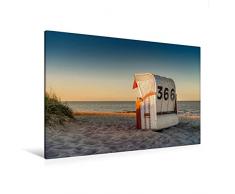 Premium Textil-Leinwand 120 x 80 cm Quer-Format Hooksiel | Wandbild, HD-Bild auf Keilrahmen, Fertigbild auf hochwertigem Vlies, Leinwanddruck von Rainer Ganske Fotografie