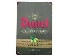 AIQIBAO Aikibao Metallschild, Vintage-Wanddekoration, für Küche, Zuhause, Garage, Bar, Pub, Outdoor, Retor, Kunstschild, 30,5 x 20,3 cm 150