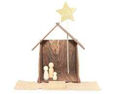 Bright Creations Holzklammern, Krippe, zum Basteln, 12 Stück