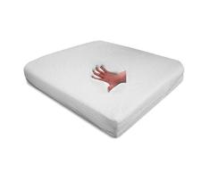 Supply24 Gel Gelschaum Sitzkissen Anti Dekubitus Sitzpolster H2 mittel weiss 40 x 40 x 10 cm (RG 85)