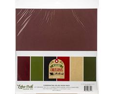 Echo Park Paper Company MFC190015 Papier, rot, grün, schwarz, Kreidetafel, hellbraun