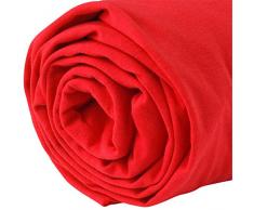 ESSENZA Spannbettlaken, Rot, 180 x 200 x 220 cm