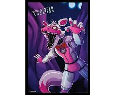 Unbekannt Trends International Wand Poster FC Barcelona Neymar JR Gerahmte Version 22.375 x 34