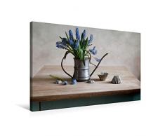 Premium Textil-Leinwand 75 cm x 50 cm quer Stillleben mit Gießkanne