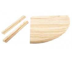 L & G Tools Eckregal, Holz, 400 x 400 mm 15.74 x 15.74