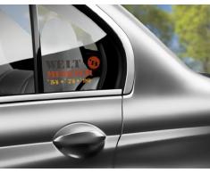 mantiburi FENSTERSTICKER NO.998 WELTMEISTER 2014 II 21x10cm Auto Aufkleber Sticker