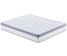 Eiffel Textile Singapur viscoelastico Matratze, Weiß, Einzelbett, 90 x 190 x 20 cm