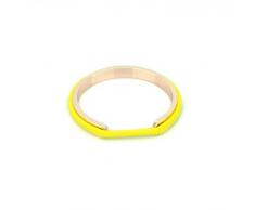 Shatchi Rose Gold Armband Haar Krawatte Gummi Band Halter Gelb rubbler Band 18 cm