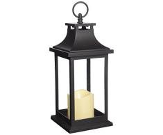 Abbott Collection LED Laterne Classic, schwarz (groß)