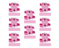 Pajoma Teelichte Rosenblüte, 8er Pack (8X 8 Teelichte) in Polycarbonat Hülle