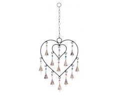 Plutus Brands Windspiel mit süßem kleinen Herz im Inneren