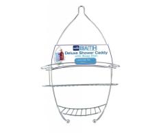 Euro-Home EW1822 Deluxe Duschregal mit Seifenschale, verchromt
