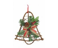 Galileo Casa Schleife Türabstreifer Glocke, Holz, Braun, 29 x 30 x 6.5 cm