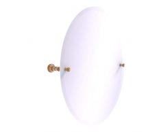 Allied Brass Carolina Collection Frameless Oval Tilt Mirror with Beveled Edge Wandspiegel, Gebürstete Bronze