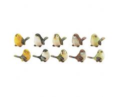 Ganz Midwest-CBK Gartenfigur Vogel 12er Set