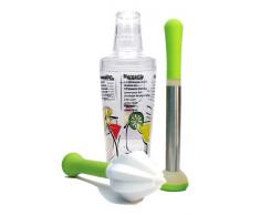 Cuisinox Shaker, Stößel, Messbecher und Reibahle Set