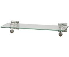 Sterling 131-008 Regal aus Zink/Glas, mit geprägter Rückseite, 45,7 cm, gebürsteter Stahl