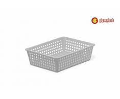 GIGANPLAST Cesta perforierten rechteckigen 50x34x11 Wäschekorb und Haus Artikeln