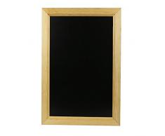 Chalkboards UK Kreidetafel mit Rahmen, Holz, Holz, Schwarz, A2 (62.4 x 45 x 1.5 cm)