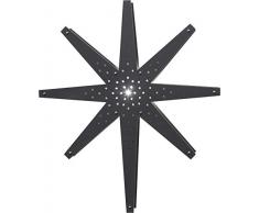 Star Dekoleuchte, Holz, Weiß/Grau