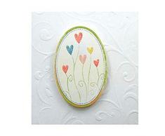 Unbekannt Karen Foster Design Geschenkanhänger Karte 12 x 12 Liebesstrauß