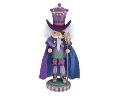 Kurt S. Adler 15-Inch Hollywood Sugar Plum Drosselmeyer Nutcracker Nussknacker, Mehrfarbig