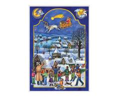 Alexander Taron ADV813 Adventskalender Santa in The Sky, Blau