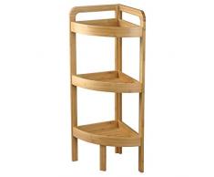 MSV Bücherregal Angulo, Bambus, braun, 61 x 29 x 29 cm, 50 Stück