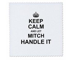 3dRose qs_233891_2 Lustige Sibirische Husky Hundedecke, quadratisch, 15,2 x 15,2 cm