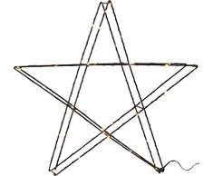 Star Dekoleuchte, Metall, Schwarz