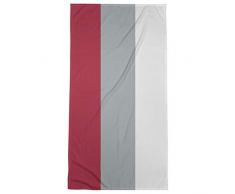 ArtVerse NFS Atlanta Football Stripes Strandtuch, Poly/Baumwolle, 36 x 72, Weiß