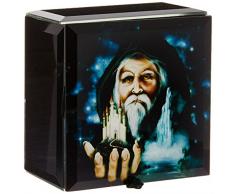 StealStreet ss-g-22038, grün Zauberer mit Bart halten Castle, ausgeschmückt Schmuckkästchen