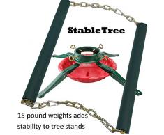 Keyfit Tools Weihnachtsbaumständer, extra Gewichte, 15 Pfund extra Gewicht, für mehr Stabilität zu Ihrem Weihnachtsbaum, reduziert die Wahrscheinlichkeit, DASS der Baum umkippt