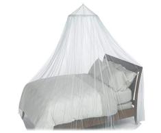 Fantasy Oasis rund Creolen Betthimmel, Polyester, hellblau, King Size