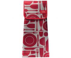 Les Artistes - Paris A-1612 Beutel, Textil, Kinderwagen, grau/rot