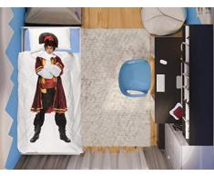 Italian Bed Linen Bettwäsche Kids Digital, 1 Poster Für 1 Person Pirata