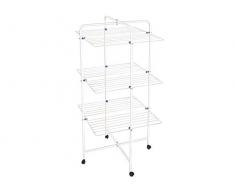 Home Sahara Wäscheständer 3stöckig, Metall, Stahl