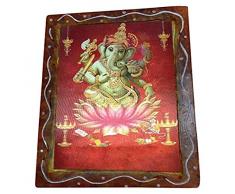 StealStreet 7,6 cm Speckstein Schmuckkästchen mit 3D Ganesha