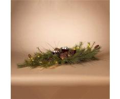 Gerson Holiday Teelichthalter aus Kiefernholz, 122 cm