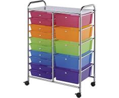 Darice 2026–105 Rolling Rollwagen mit 15-Tier