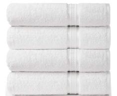 Ultra weiche Badetücher 100% reine, ringgesponnene Baumwolle mit Rayon-Band – Übergroßes großes Badetuch 30 x 54 cm, Handtücher 16 x 28 cm, Waschlappen 30,5 x 12 cm, jedes Stück wird separat verkauft, dies ist kein Set,