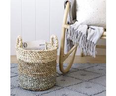 Kenay Home Bali Korb klein (Breite), Natur, 34 x 27 x 34 cm (B x H x T)