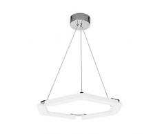 CristalRecord Boomerang - Lampe im modernen Design, LED, 45 W, warmes Licht, 2.880 lm