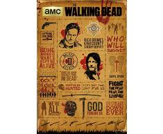 empireposter Walking Dead, The - Infographic - Filmposter Kino Movie Gruselfilme - Grösse 61x91,5 cm
