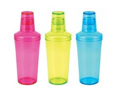 True Fabrication 2878 Jolt Neon Cocktail-Shaker, Mehrfarbig