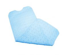 Micro Trader erhältlich Duscheinlage Duschmatte Antirutschmatte Extra Lang Badewanne Saugnapf Grip Anti Skid Gummi Matten Transparent/Blau
